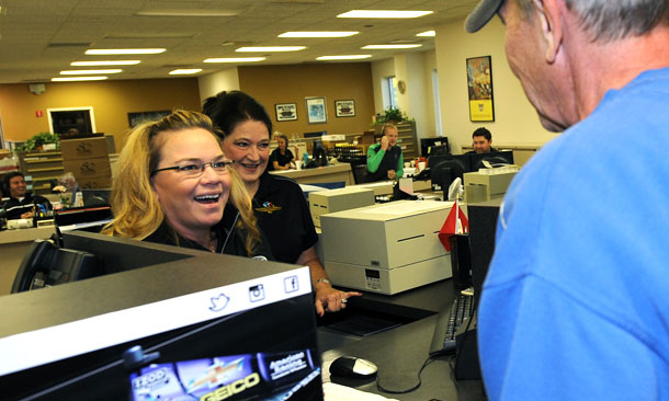 Sarah Fisher selling Grand Prix of Indianapolis tickets