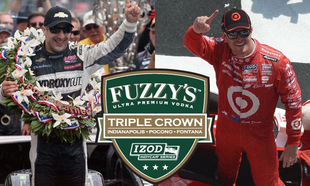 Tony Kanaan and Scott Dixon