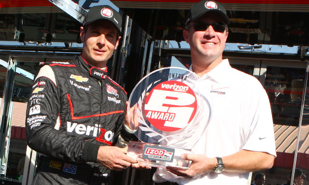Will Power wins MAVTV 500 Pole