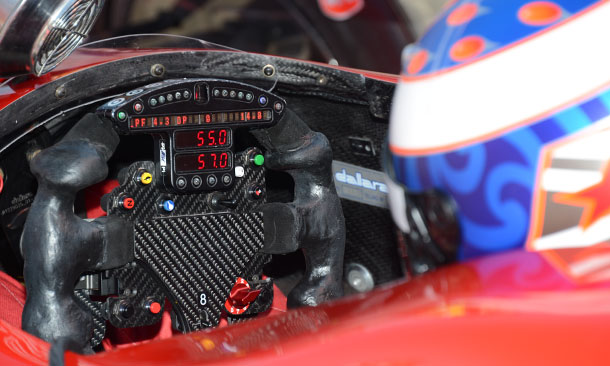 Scott Dixon's steering wheel