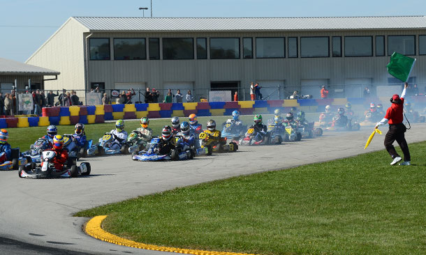 Start of the 2013 RoboPong 200