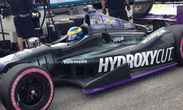 Sebastien Bourdais tests at Sebring