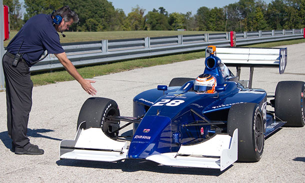 Lloyd Read and Bryan Herta Autosport
