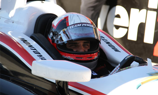 Juan Pablo Montoya at Auto Club Speedway