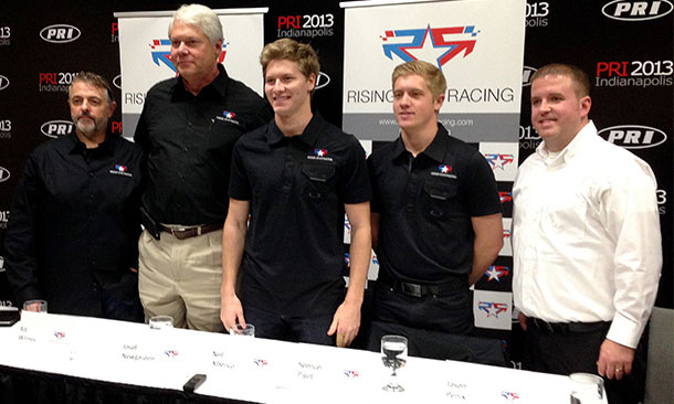 Josef Newgarden advising for Rising Star Racing
