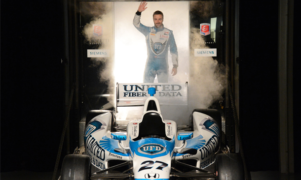 James Hinchcliffe car unveil