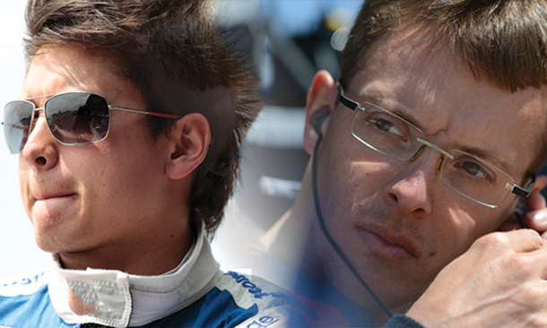 Sebastian Saavedra and Sebastien Bourdais