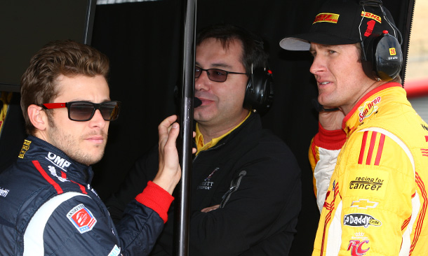 Marco Andretti and Ryan Hunter-Reay