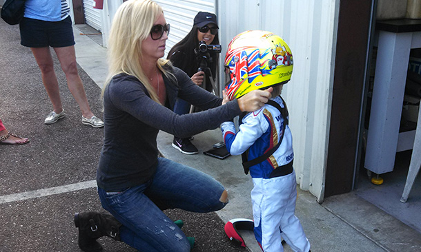 Susie Wheldon and Sebastian Wheldon