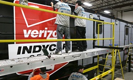 Thumbnail for It's a wrap: Putting the Verizon brand on series