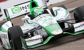 Thumbnail for Rookie Munoz tops field in morning warm-up session