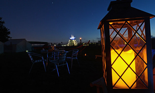 Glamping at the Indianapolis Motor Speedway