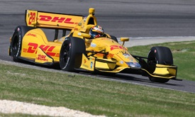 Thumbnail for Hunter-Reay sweeps sessions at Barber