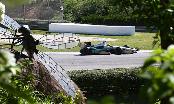 Mike Conway at Barber Motorsports Park