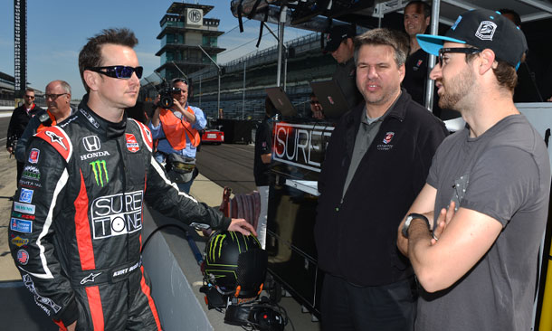 Kurt Busch and James Hinchcliffe