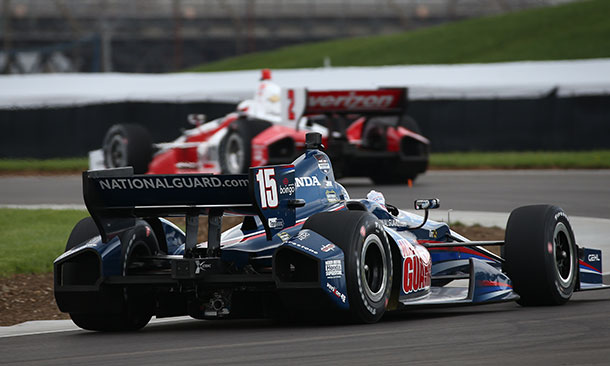 Graham Rahal and Juan Pablo Montoya