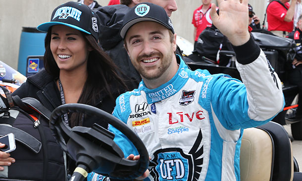 James Hinchcliffe and Kirsten Dee