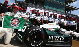 Thumbnail for Back-to-back pole starts for Carpenter in '500'