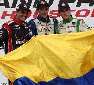 Colombia Day in Houston; Huertas wins first race