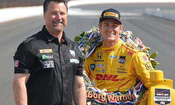 Michael Andretti and Ryan Hunter-Reay