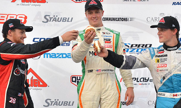 Shelby Blackstock, Spencer Pigot, and Scott Hargrove