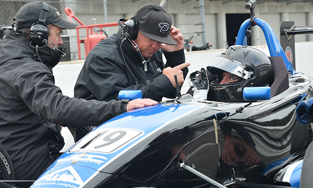 Buddy Rice and Parker Thompson