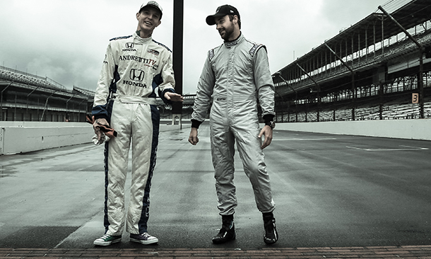 James Hinchcliffe and Deadmau5