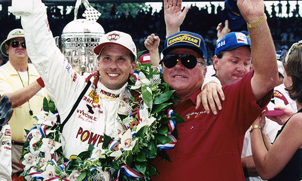 Kenny Brack and A.J. Foyt