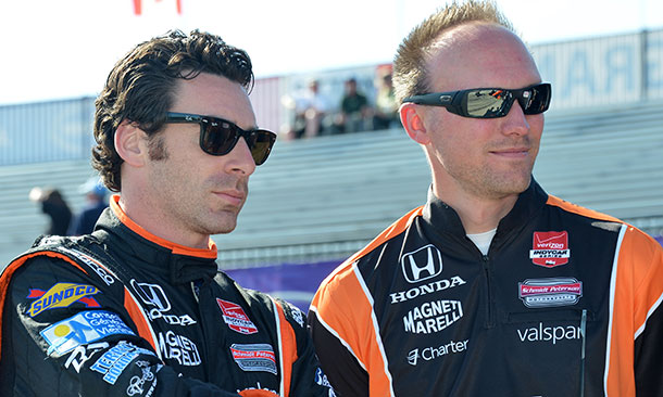 Simon Pagenaud and Ben Bretzman