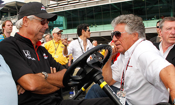 Rick Mears & Mario Andretti