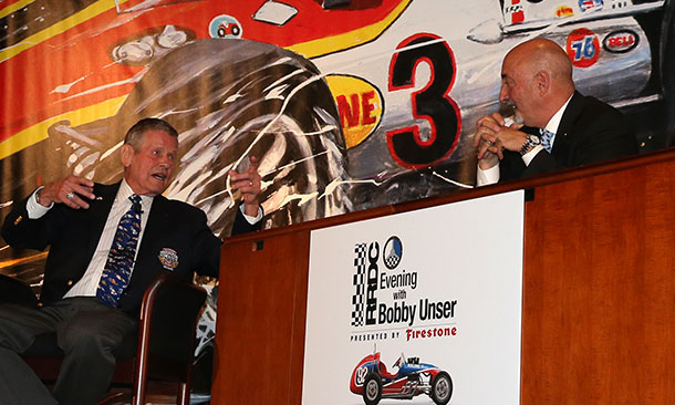 Bobby Unser and Bobby Rahal