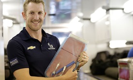 Thumbnail for Kimball connected to car in monitoring diabetes