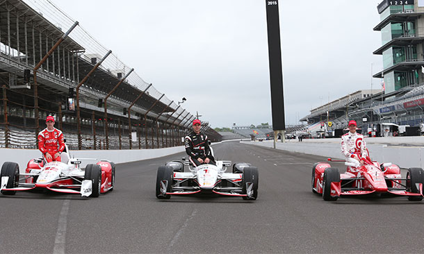 Scott Dixon, Will Power, and Simon Pagenaud