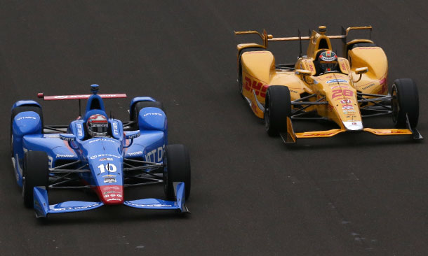 Tony Kanaan and Ryan Hunter-Reay