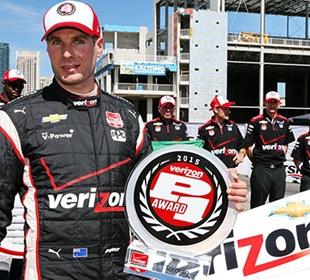 Power claims P1 Award, overtakes Mears for 5th