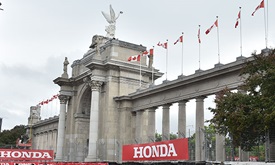 Thumbnail for Honda Indy Toronto street course race set-up