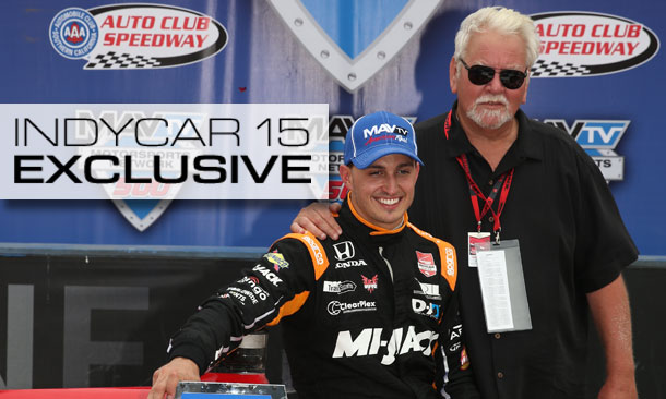 Graham Rahal and Mike Lanigan