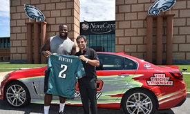 Thumbnail for Montoya gives NFL lineman a joyride to remember