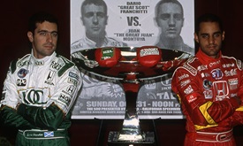 Thumbnail for Montoya the hunter in 1999 title showdown