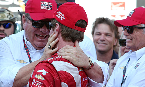 Chip Ganassi and Scott Dixon