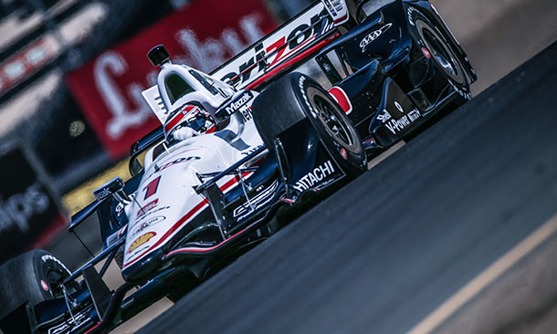 Power strong again in race day warm-up