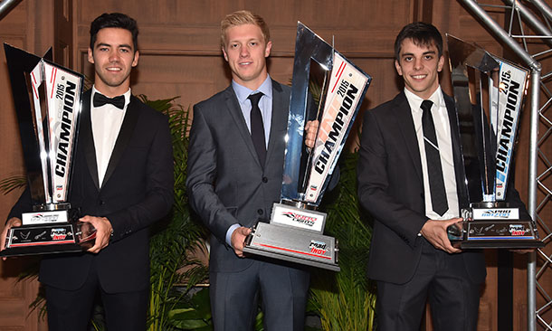 Nico Jamin, Spencer Pigot, and Santiago Urrutia