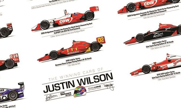 Justin Wilson Winning Cars