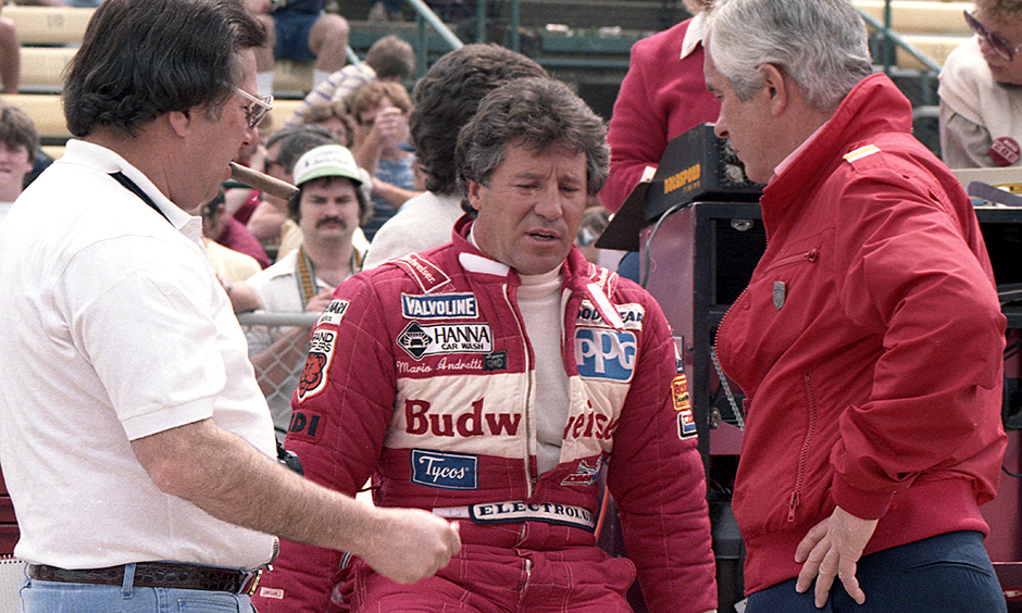 Mario Andretti won both races at Michigan International Speedway in 1984.
