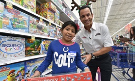 Thumbnail for Team Penske stars take kids Christmas shopping