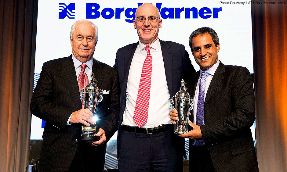 Juan Pablo Montoya and Roger Penske