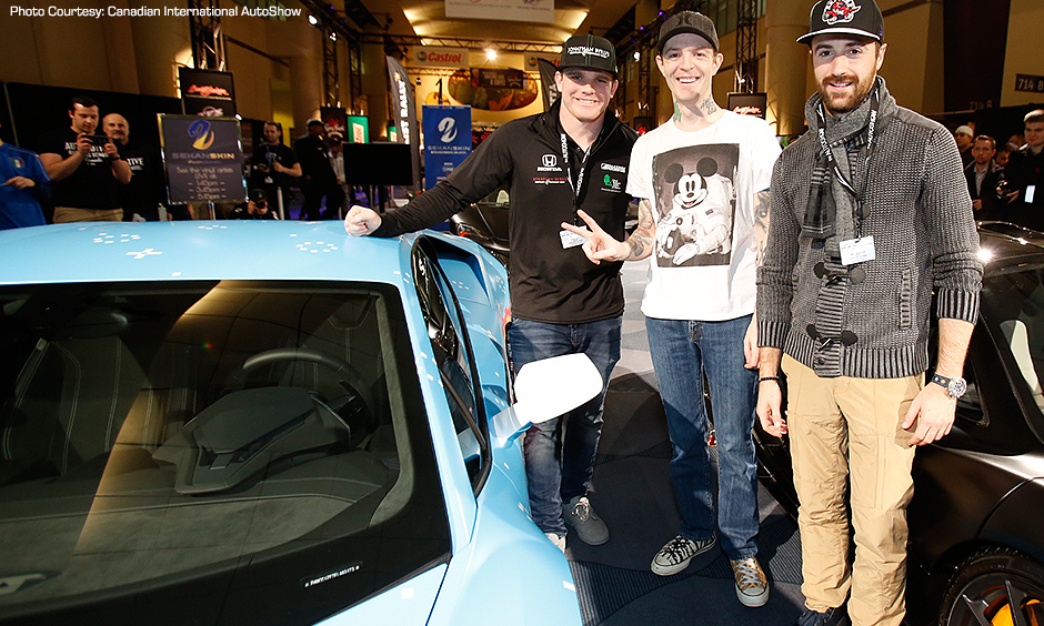 Conor Daly, Deadmau5, and James Hinchcliffe