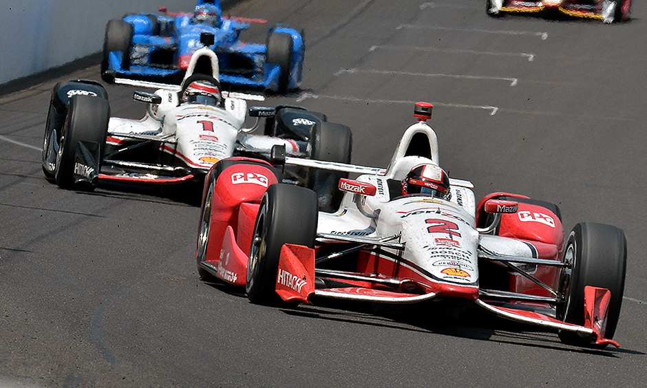 Juan Pablo Montoya and Will Power