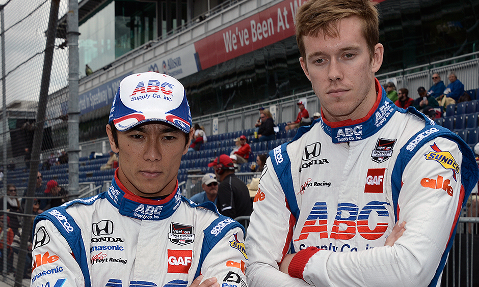 Takuma Sato and Jack Hawksworth