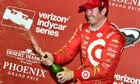 Thumbnail for Dixon wins at Phoenix to tie Al Unser for fourth in all-time victories